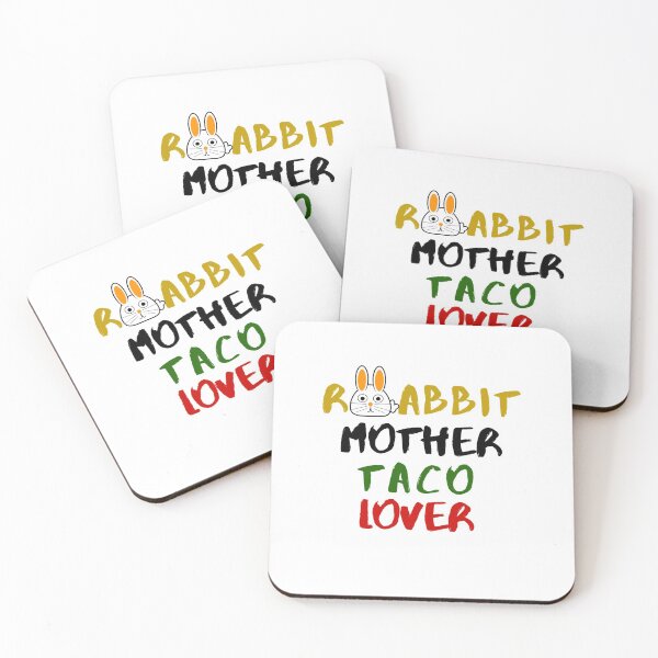 Item preview, Rabbit Mom Taco Lover Foodie Animals Dog Cat Pets Sarcastic Funny Meme Cute Gift Happy Fun Introvert Awkward Geek Hipster Silly Inspirational Motivational Birthday Present designed and sold by EpsilonEridani.