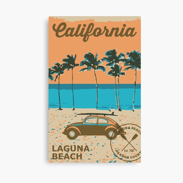 Laguna Beach - California. Canvas Print