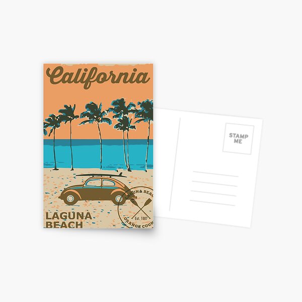 Laguna Beach - California. Postcard