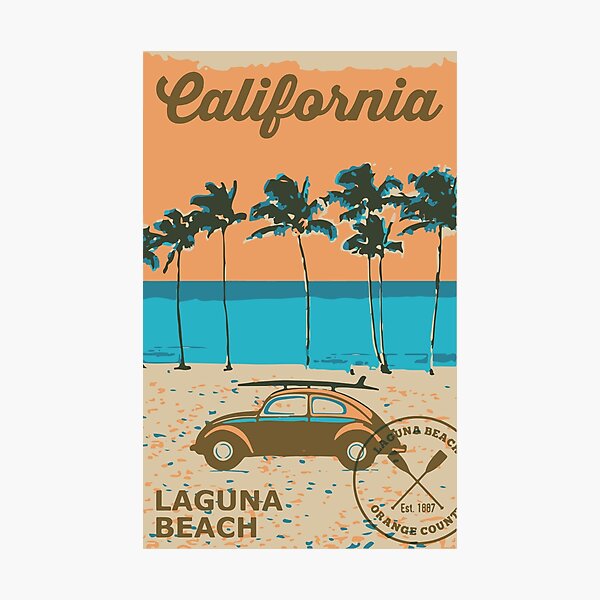 Laguna Beach - California. Photographic Print