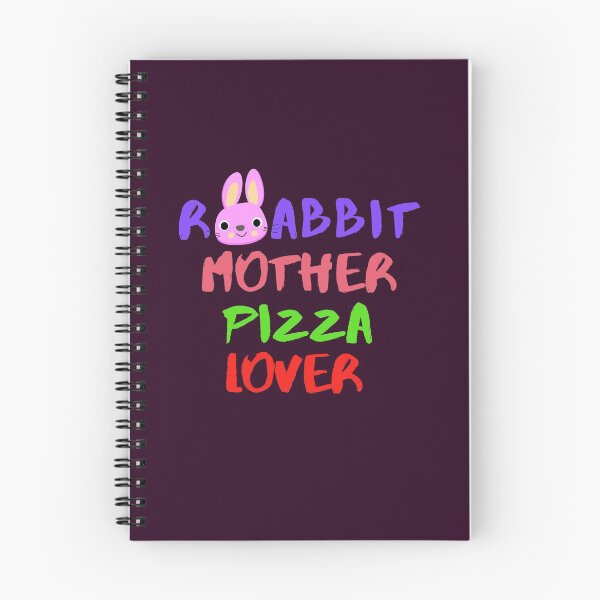 Item preview, Rabbit Mom Pizza Lover Foodie Bunny Animals Dog Cat Pets Sarcastic Funny Meme Cute Gift Happy Fun Introvert Awkward Geek Hipster Silly Inspirational Motivational Birthday Present designed and sold by EpsilonEridani.
