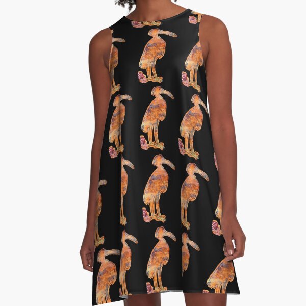 Seaside Bird A-Line Dress