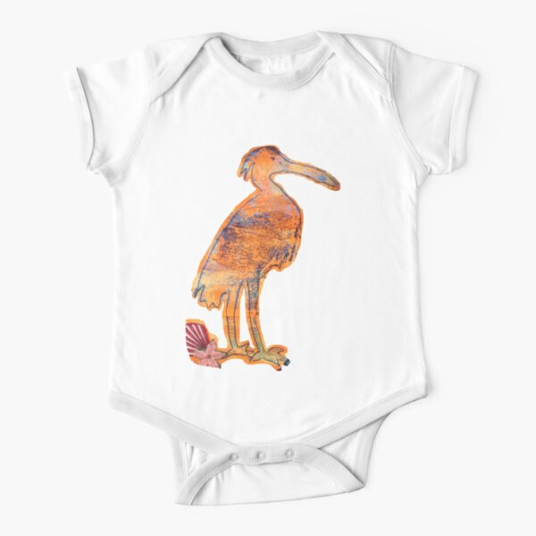 Seaside Bird Short Sleeve Baby One-Piece
