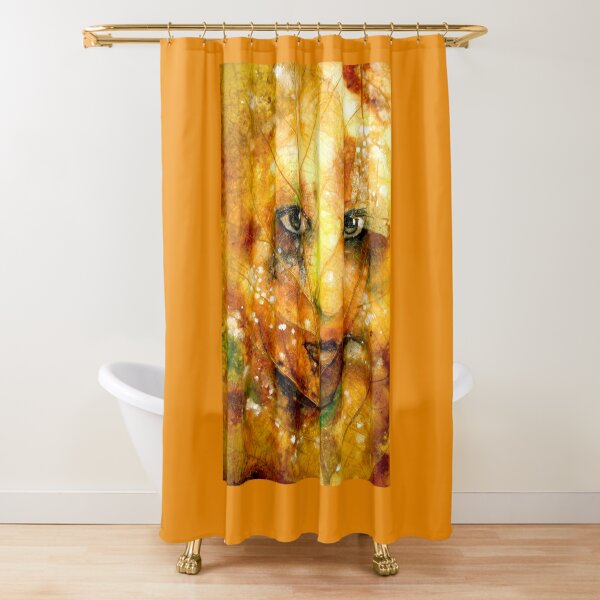 Autumn Angel.. Shower Curtain