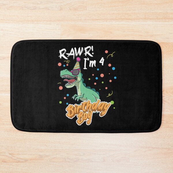 Item preview, Dino 4th Birthday Boy designed and sold by 4tomic.