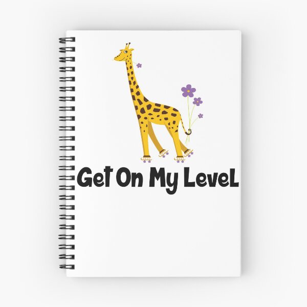 Item preview, Funny Giraffe Gift - Get On My Level - Funny Gift For Giraffe Lovers - Funny Giraffe Shirt designed and sold by Galvanized.