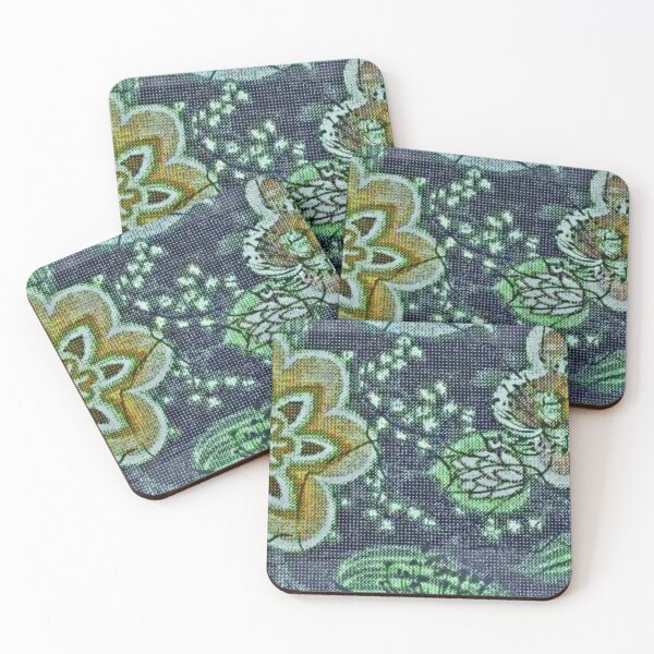Item preview, floral embroider tapestry designed and sold by Aquila Light Pictures.