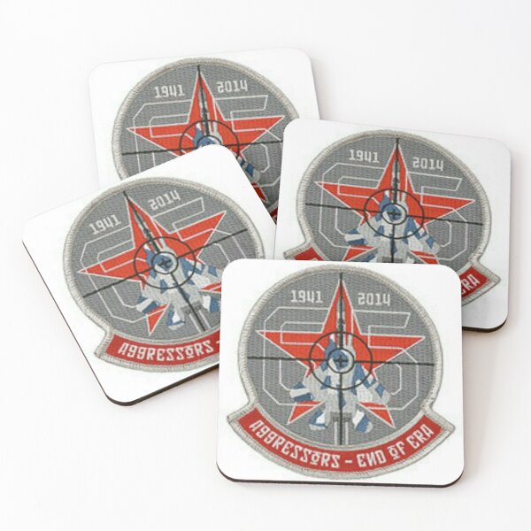 Item preview, USAF 65th Aggressor Squadron Aggressors Nellis AFB 2014 Patch Sticker designed and sold by MilitaryPlus.