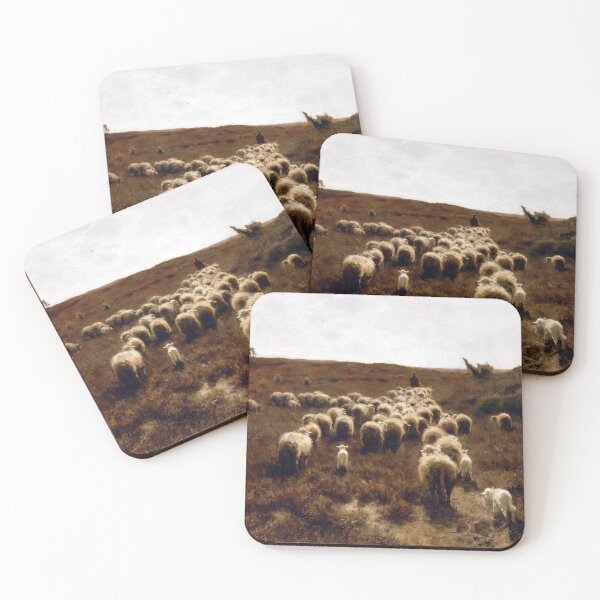 Item preview, The Return of the Flock, Laren by Anton Mauve (1887) designed and sold by allhistory.
