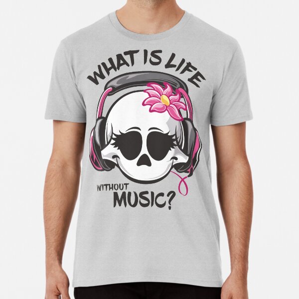 music is life skull Premium T-Shirt
