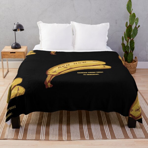 Item preview, RUN NOW BANANA RANDOM CHIMP EVENT CAPTURED WARNING designed and sold by RANDOM CHIMP EVENT official.