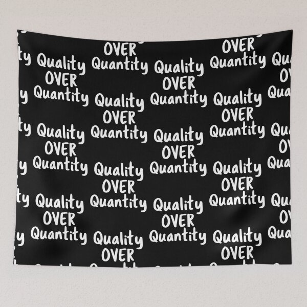Item preview, Quality Over Quantity Shirt - Motivational Stickers, Car Stickers designed and sold by MrElgo.