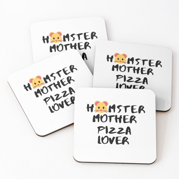 Item preview, Hamster Mother Pizza Lover Hammie Foodie Dessert Animals Dog Cat Pets Sarcastic Funny Meme Cute Gift Happy Fun Introvert Awkward Geek Hipster Silly Inspirational Motivational Birthday Present designed and sold by EpsilonEridani.