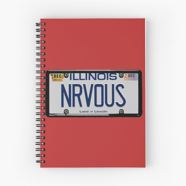 Item preview, Nrvous Licence Plate, Illinois. designed and sold by DarkMatter2016.