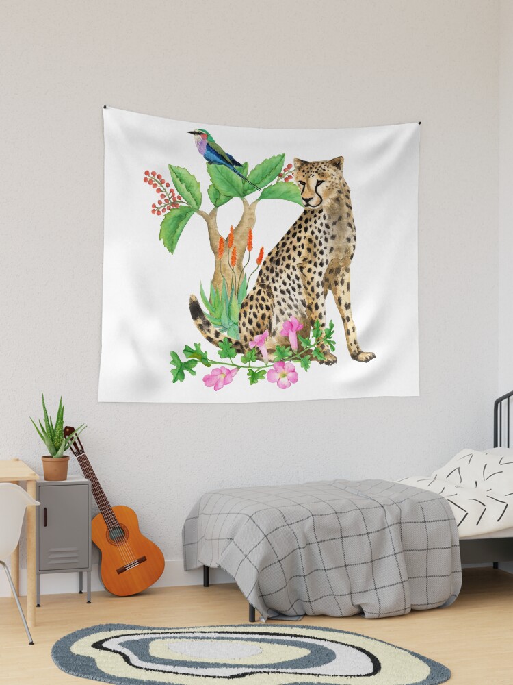 Cheetah Tapestry for Sale by AnaAnaDesign Redbubble