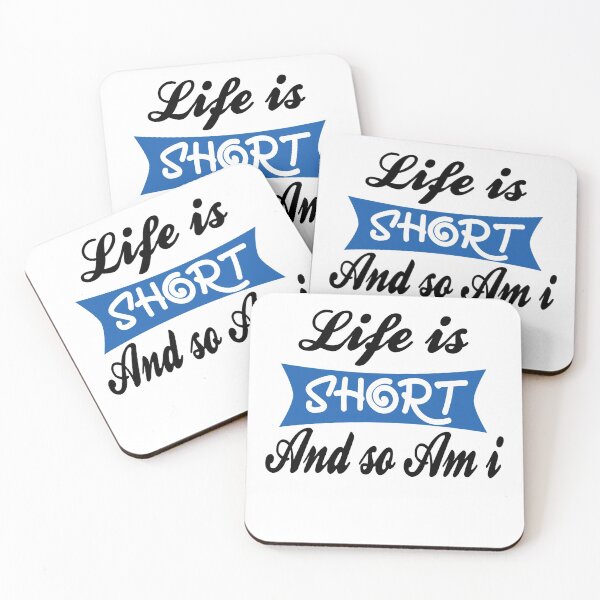 Item preview, life is short and so am i designed and sold by osamamohamad.