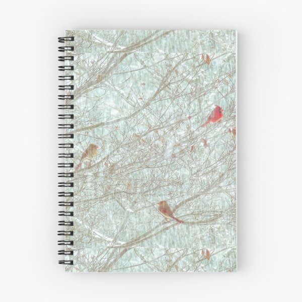 Item preview, Cardenales en la tormenta de nieve designed and sold by Virginia Sanderson.