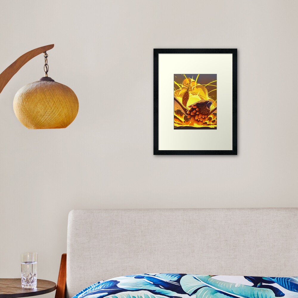 Item preview, Framed Art Print designed and sold by PencilCat.