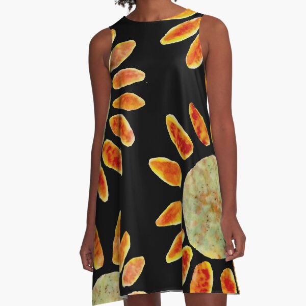 Painted Sun A-Line Dress