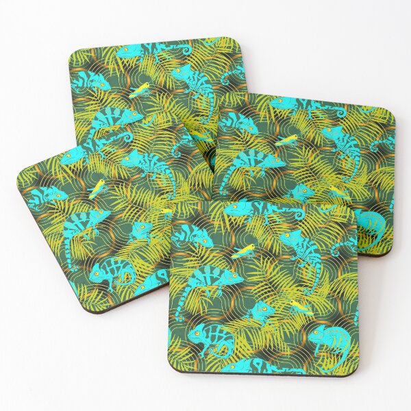 Item preview, Lost in the woods - Chameleon truchet turquoise designed and sold by kobyakov.