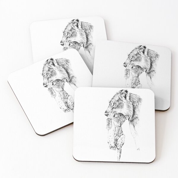 Item preview, Lioness & Cub designed and sold by Beaver Shaw.