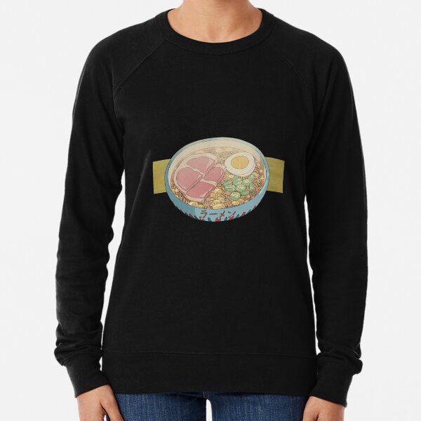 Anime Ramen food aesthetic japanese ham instant ramen t shirt shirt hoodie sticker merch Lightweight Sweatshirt