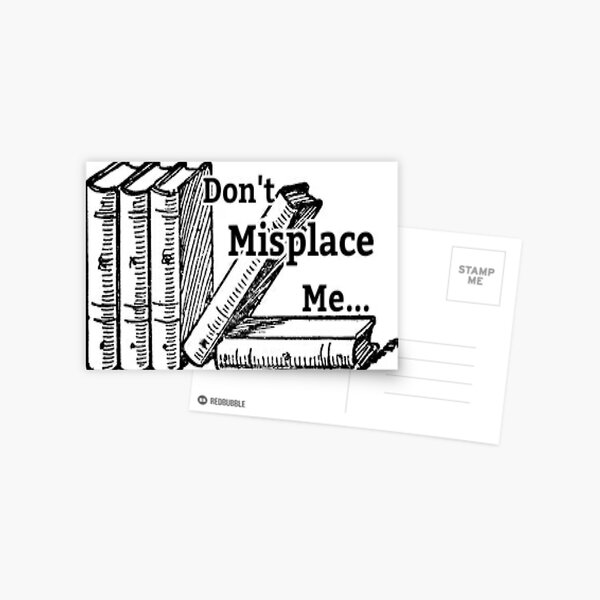 Finder's Keepers book reading design Postcard