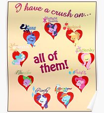 I have a crush on... all of them! - Poster Poster