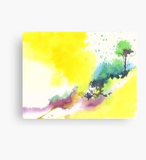 Yellow Sky 2 Canvas Print