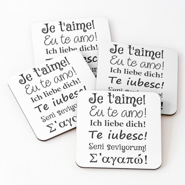 Item preview, Love words, I love you ( six languages) designed and sold by kassandry31.