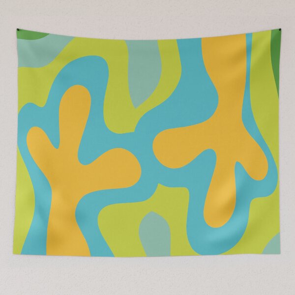Item preview, Flower Power Retro Abstract Pattern in Springtime Colors designed and sold by kierkegaard.