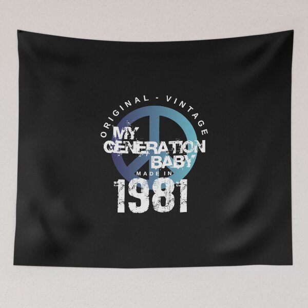 Item preview, 1981 Birthday My Year T Shirts, My Generation Baby!  designed and sold by Sal's T Shirts and Designs.
