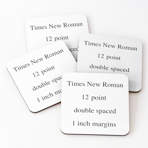 Item preview, Times New Roman 12 point double spaced 1 inch margins  designed and sold by Katrina519.