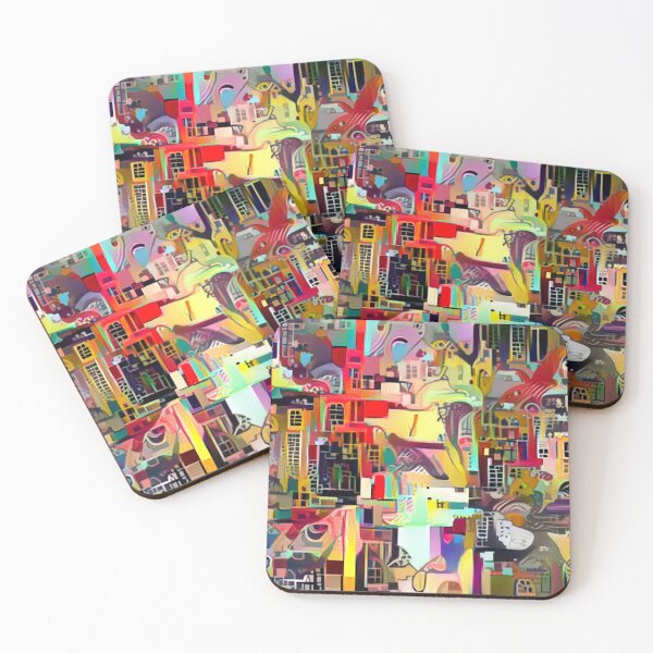 Item preview, Vibrant Market Abstract designed and sold by Paris Roussos.