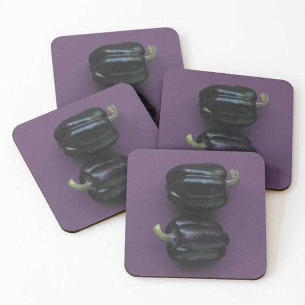 Item preview, Pair of Purple Peppers designed and sold by Emma Parrish.
