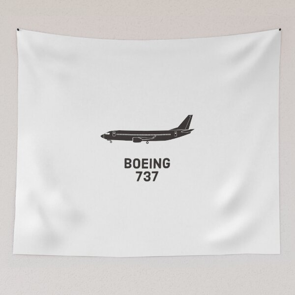 Artikelvorschau, Boeing 737 Silhouette entworfen und verkauft von trqffic.