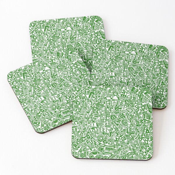 Item preview, Inner Circle (White / Green) designed and sold by ColeFX2000.