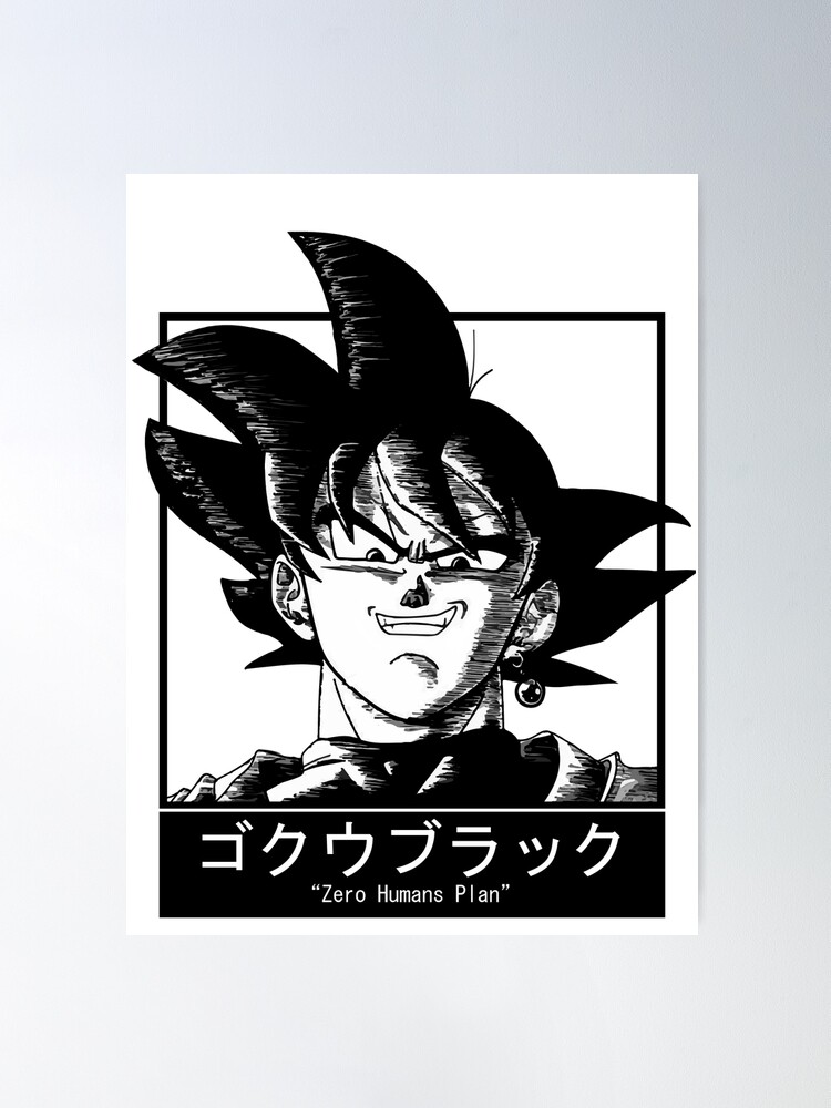 Dragon Ball Black Goku Original God Poster for Sale by MisukoMarvin