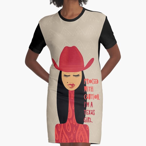 Texas Girl Graphic T-Shirt Dress