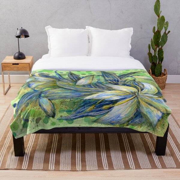 Item preview, Alaska Lily Garden Floral Pattern designed and sold by nadya.