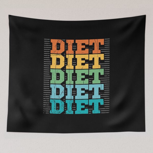 Item preview, Diet Diet Diet print designed and sold by RedmonsDesigns.