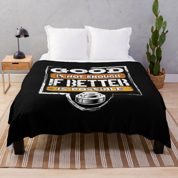 Item preview, Good Is Not Enough If Better Is Possible - Motivational graphic designed and sold by RedmonsDesigns.