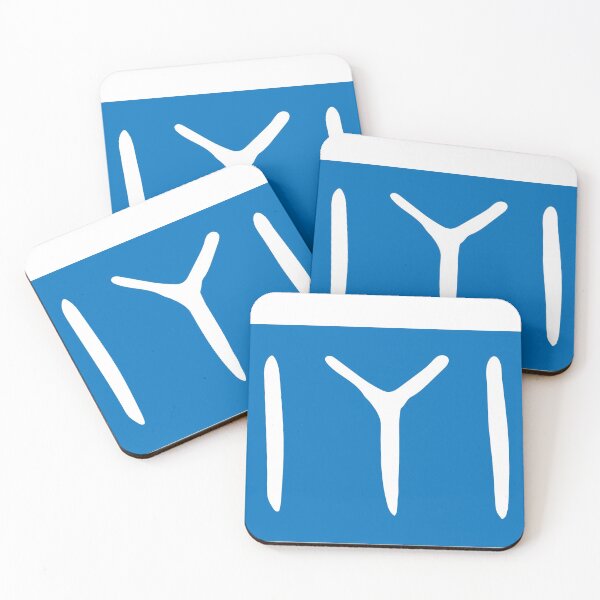 Item preview, Blue Kayi Tribe Flag Symbol from Dirilis/Resurrection Ertugrul designed and sold by TerrificTees9.