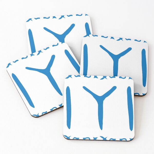 Item preview, Blue Kayi Tribe Flag Symbol from Dirilis/Resurrection Ertugrul designed and sold by TerrificTees9.