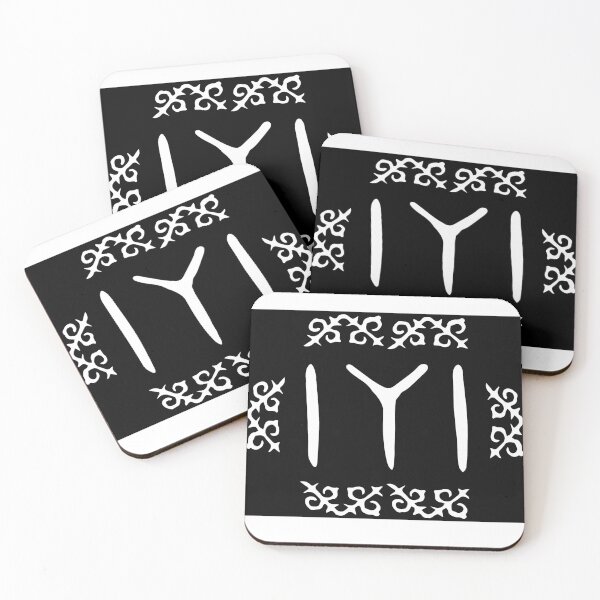 Item preview, Black Kayi Tribe Flag Symbol from Dirilis/Resurrection Ertugrul designed and sold by TerrificTees9.