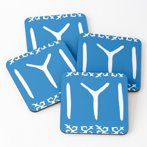 Item preview, Blue Kayi Tribe Flag Symbol from Dirilis/Resurrection Ertugrul designed and sold by TerrificTees9.