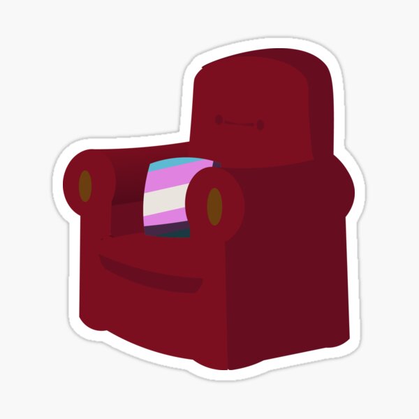Happy Trans Armchair Sticker
