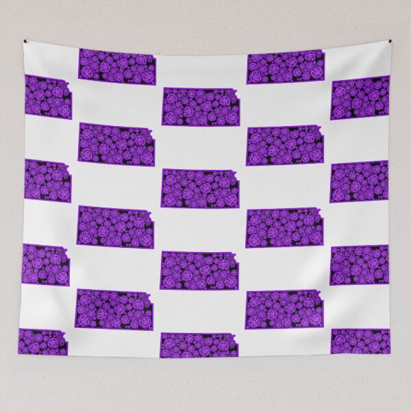 Item preview, Purple Roses Flower State of Kansas designed and sold by Ella's  Doodles And Designs.