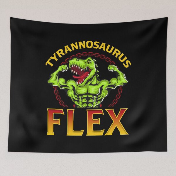 Item preview, Tyrannosaurus Flex Funny Gym Workout Pun T-Rex designed and sold by perfectpresents.