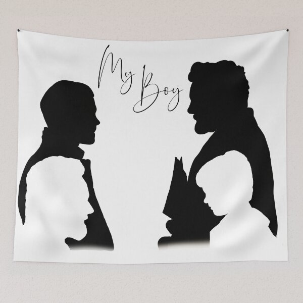 Item preview, My Boy - Double Silhouette designed and sold by SJBrooks.